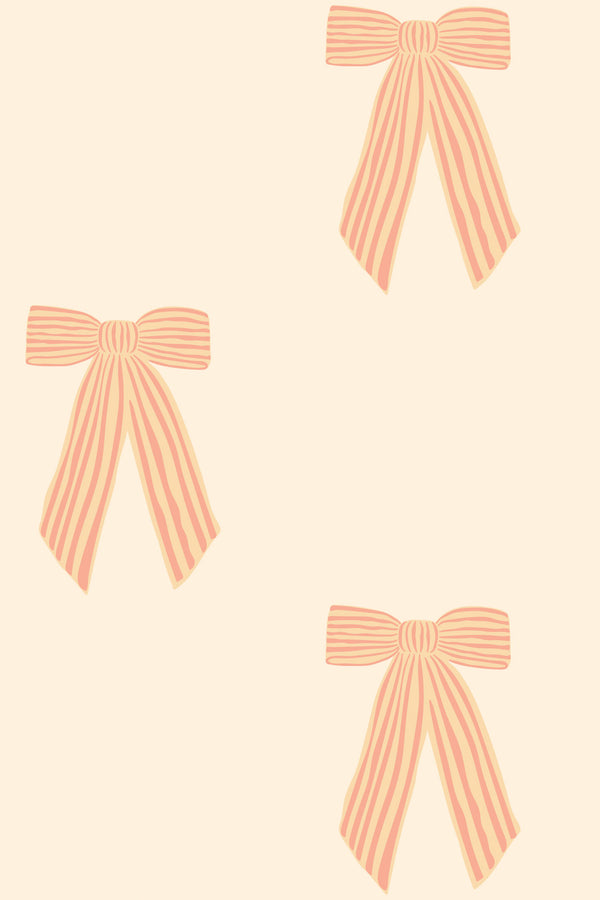 Striped vintage bow
