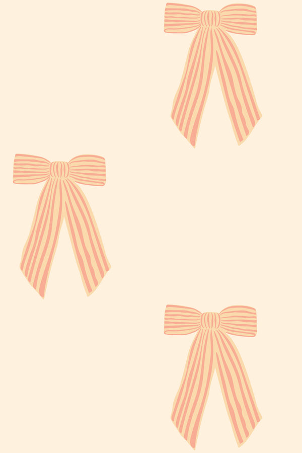 striped vintage bow wallpaper pattern repeat