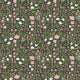 Brown aesthetic floral Wallpaper
