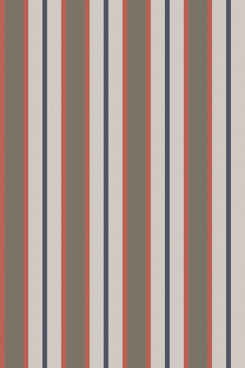 classic earthy striped wallpaper pattern repeat