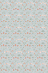 gray floral wallpaper pattern repeat