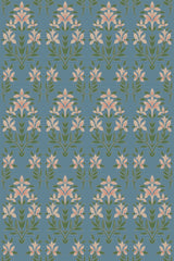 art noveau floral wallpaper pattern repeat