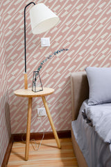 removable wallpaper simple geometry pattern bedroom accent wall simple interior