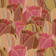 Pink and ocher leaves Wallpaper