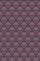 Classy Burgundy Art Deco