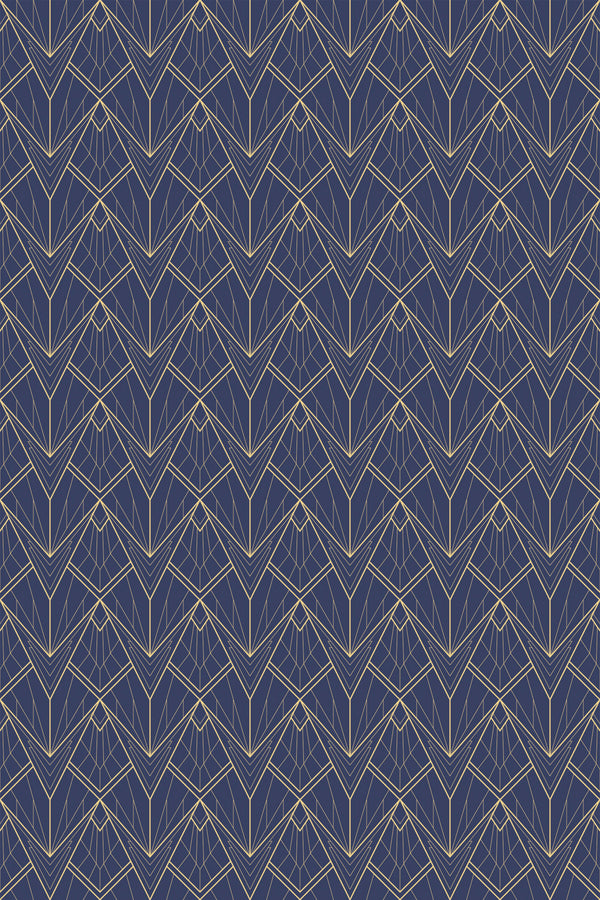 classic art deco wallpaper pattern repeat