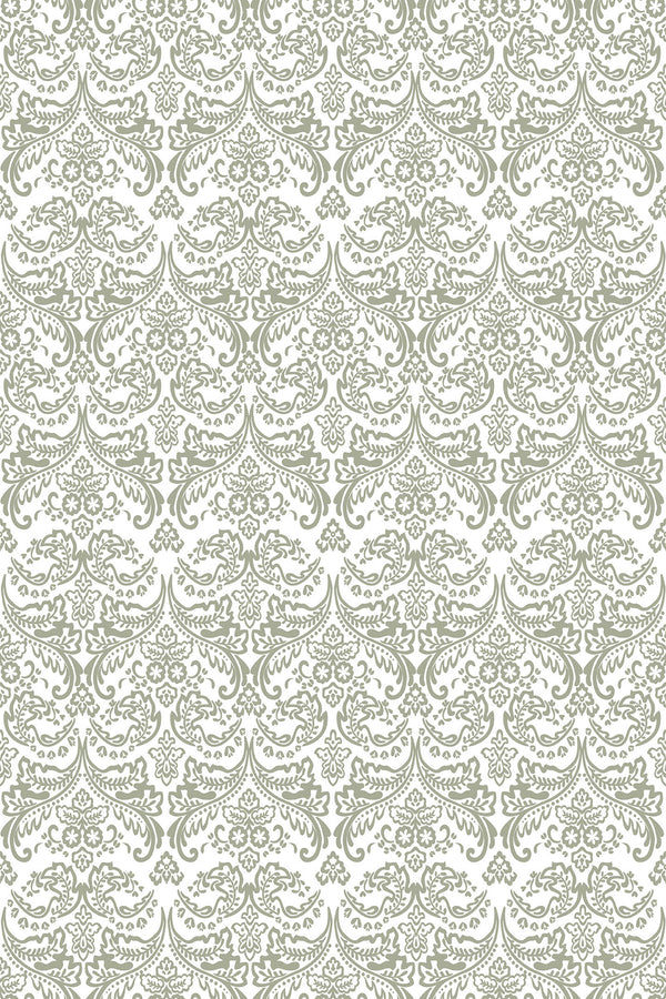 floral art deco wallpaper pattern repeat