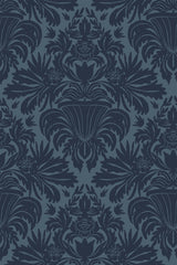 classic dark damask wallpaper pattern repeat