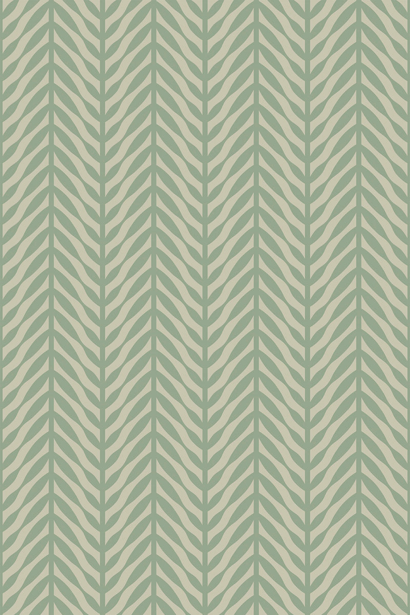 green herringbone wallpaper pattern repeat