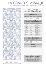 elegant blue and white peel and stick wallpaper specifiation