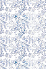 elegant blue and white wallpaper pattern repeat