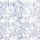Elegant Blue and White Wallpaper