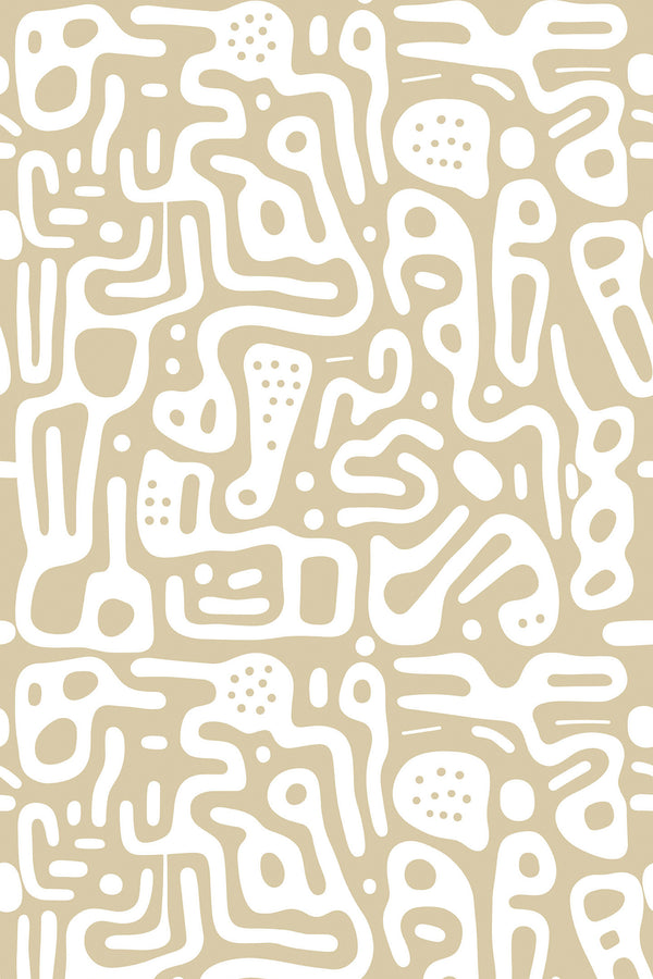 honey abstract doodles wallpaper pattern repeat