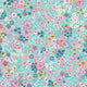 Flowers On Blue Wallpaper