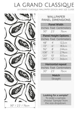 fruit peel and stick wallpaper specifiation