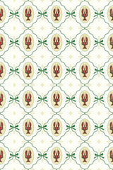 vintage lobster wallpaper pattern repeat