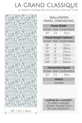 gray christmas branch peel and stick wallpaper specifiation