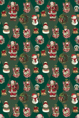 retro christmas wallpaper pattern repeat