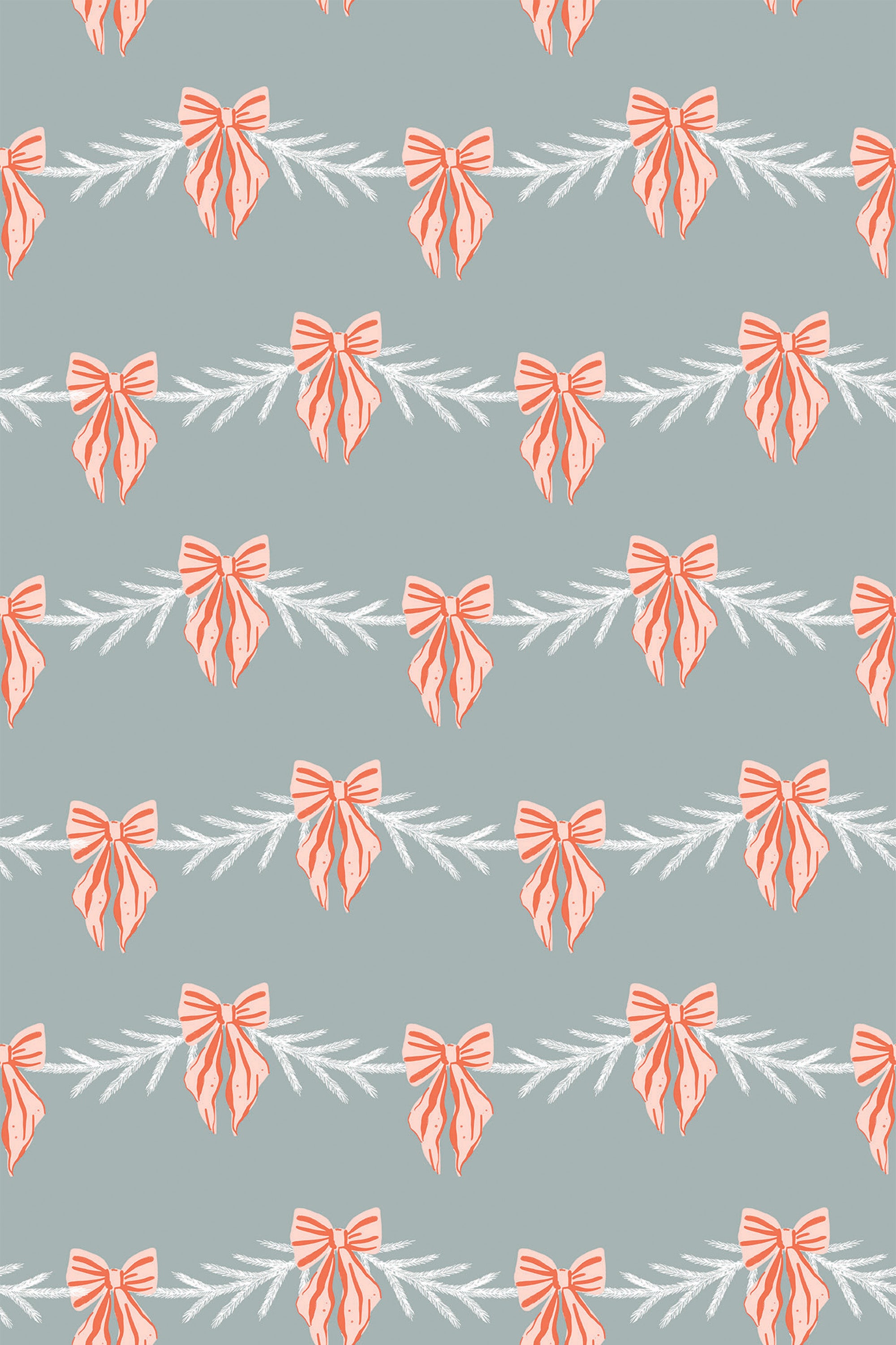 christmas bows wallpaper pattern repeat