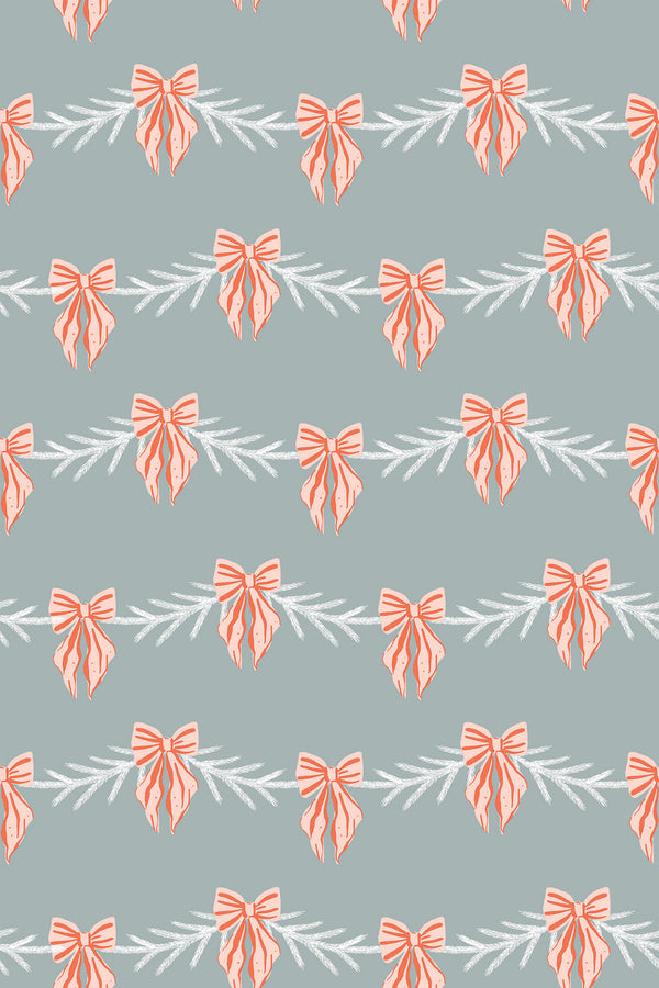 christmas bows wallpaper pattern repeat
