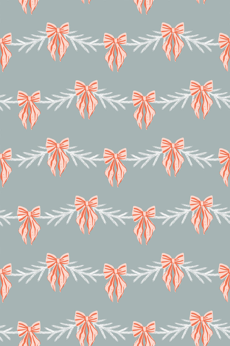 christmas bows wallpaper pattern repeat
