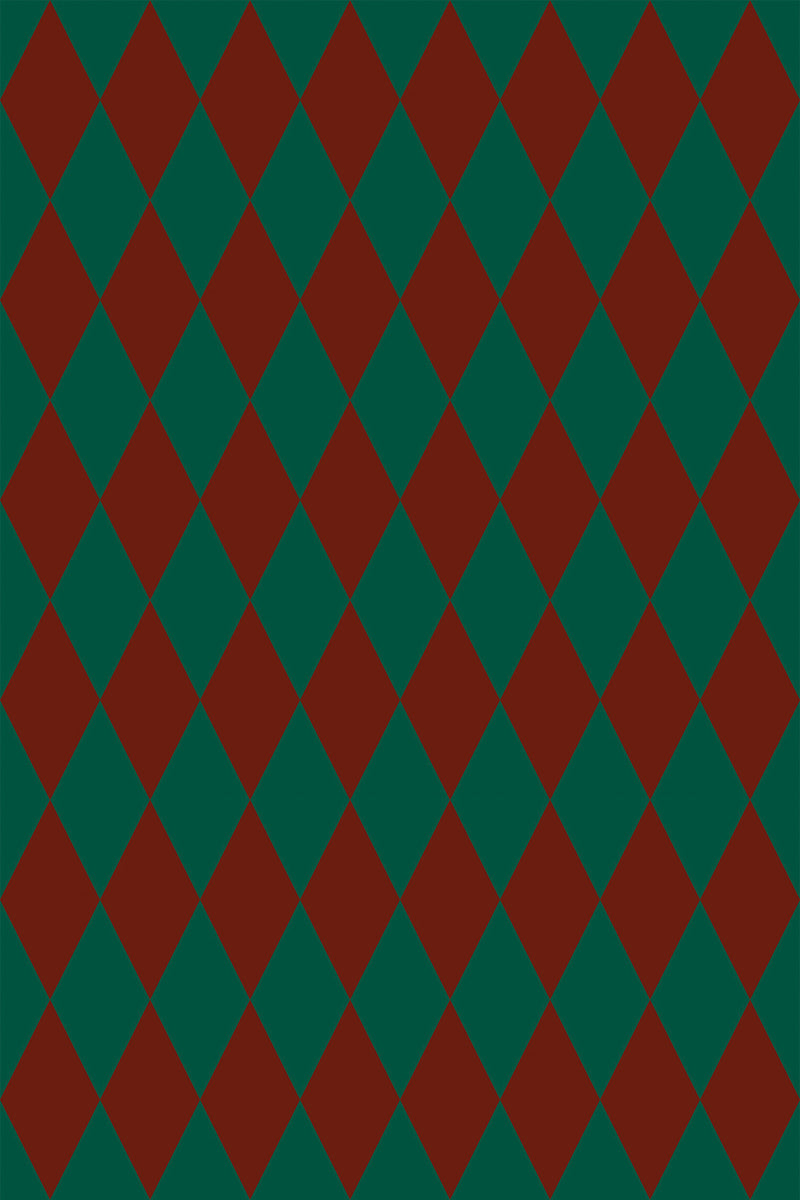 classic christmas harlequin wallpaper pattern repeat