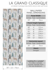 aesthetic bear peel and stick wallpaper specifiation