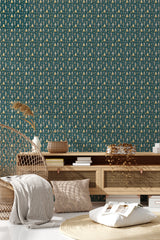 living room rattan furniture decorative plant nutcracker wall decor