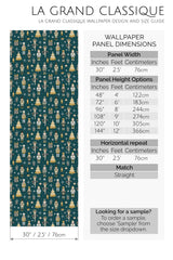 nutcracker peel and stick wallpaper specifiation