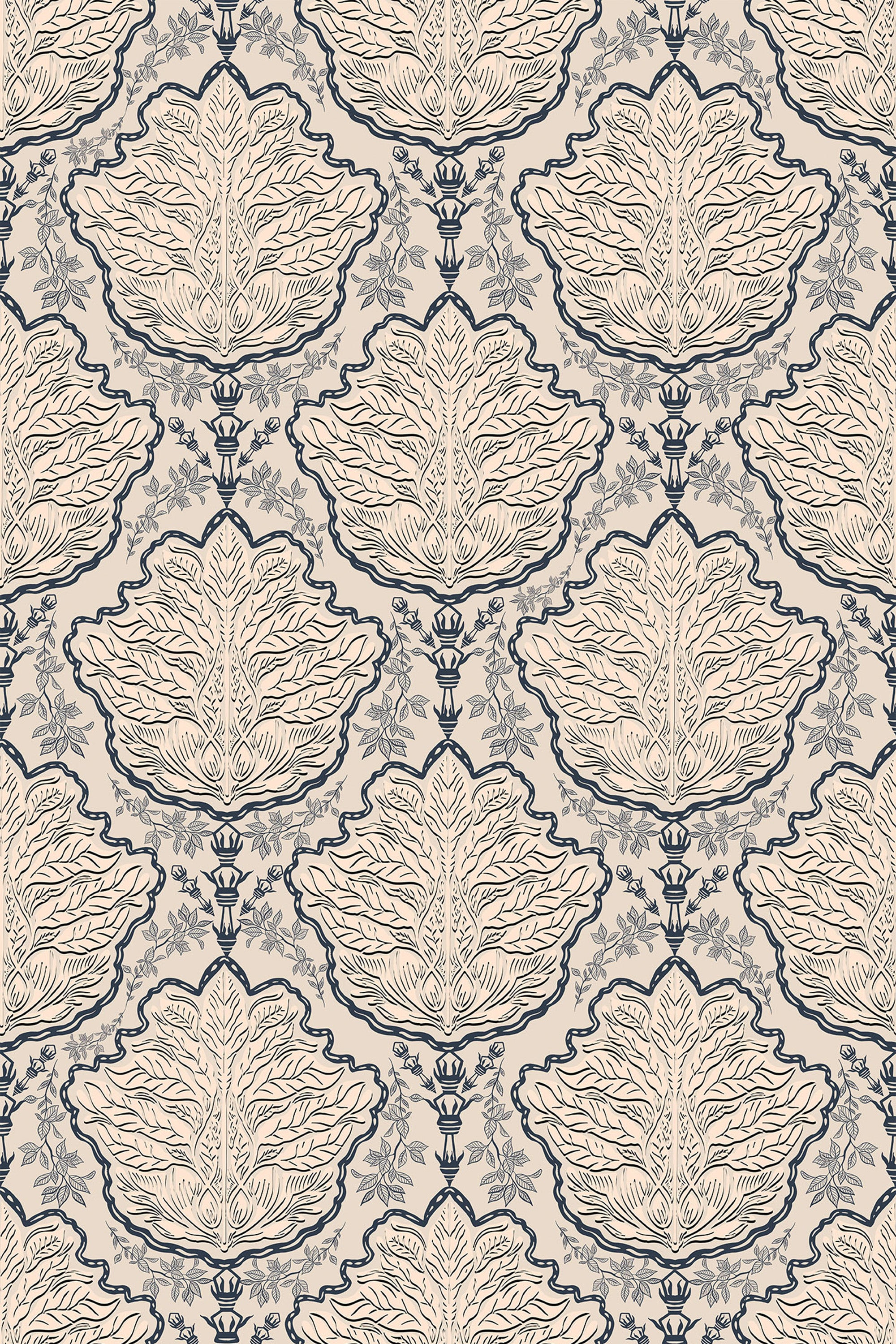beige and black botanical elegance by sara t wallpaper pattern repeat