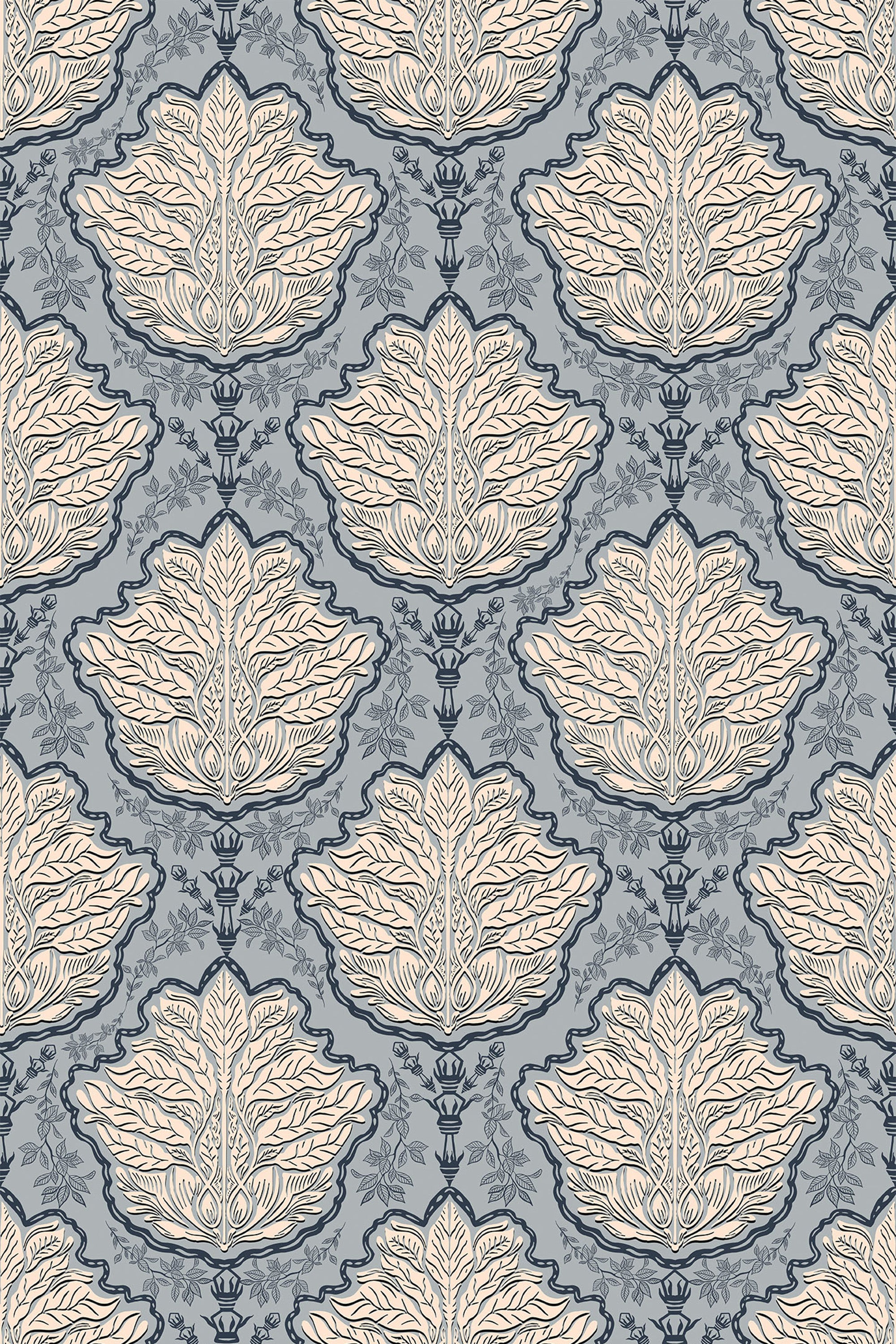 blue and beige botanical elegance by sara t wallpaper pattern repeat