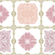 Pink and White Heritage Tiles Wallpaper