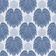 Blue Monstera Wallpaper