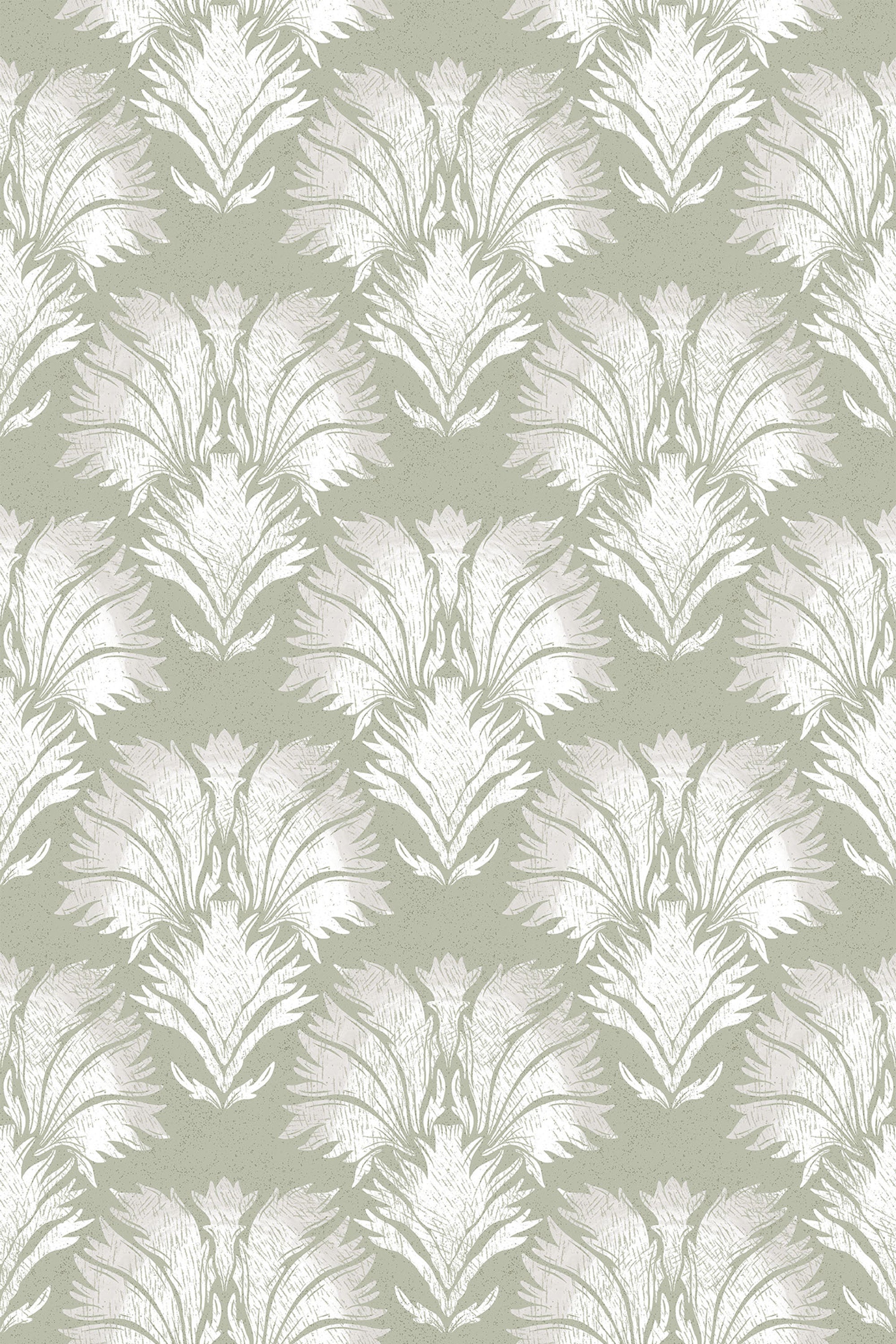 sage green regal by sara t wallpaper pattern repeat