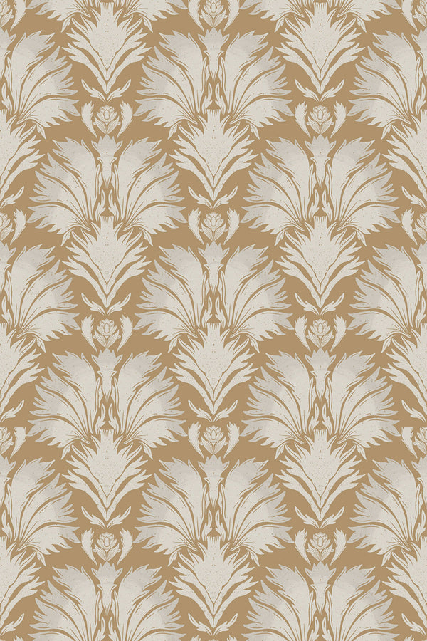 brown and beige regal by sara t wallpaper pattern repeat