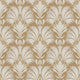 Brown and Beige Regal Wallpaper