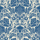 Royal Garden in Blue Wallpaper
