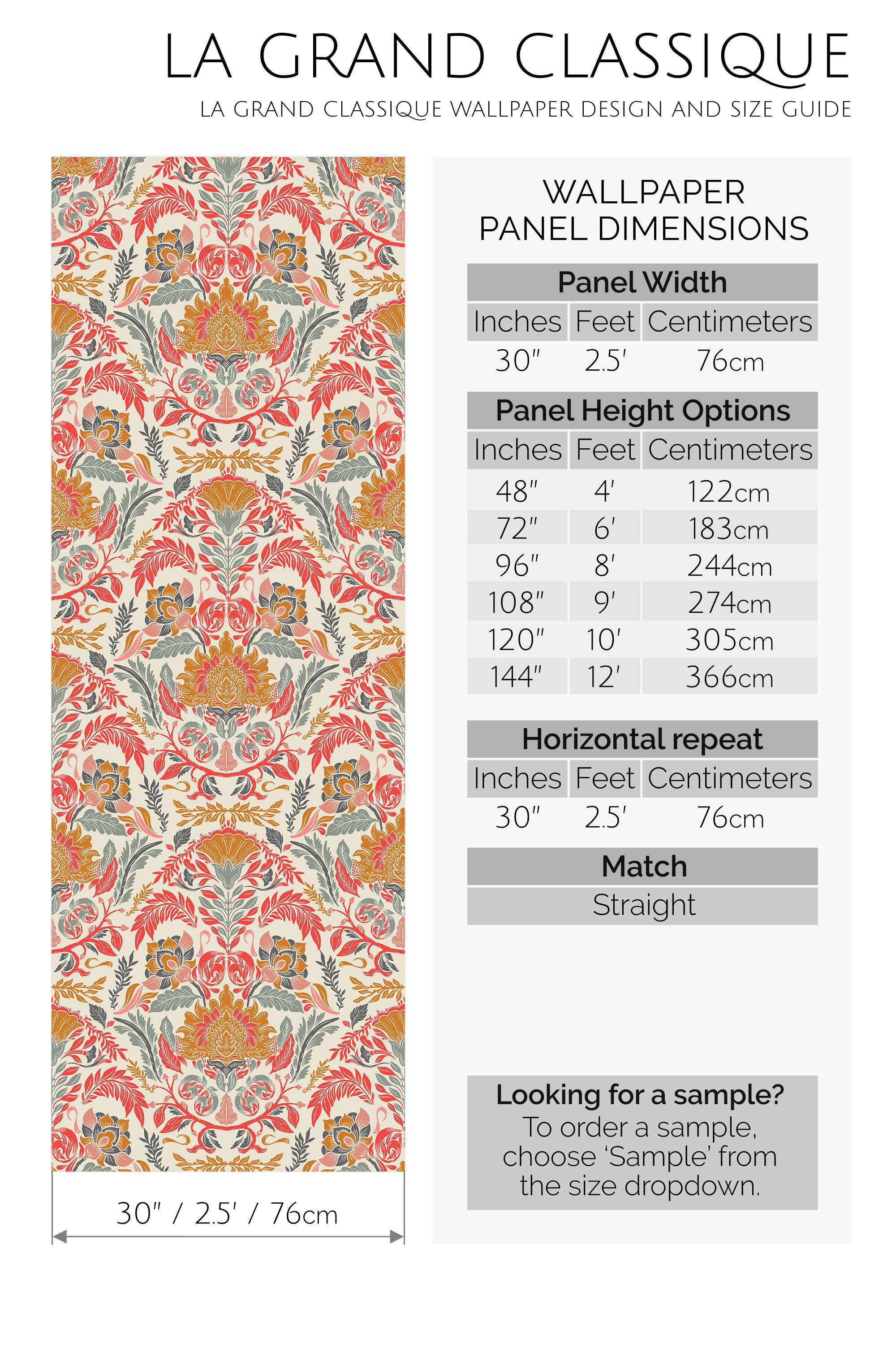 colorful red royal garden by sara t peel and stick wallpaper specifiation