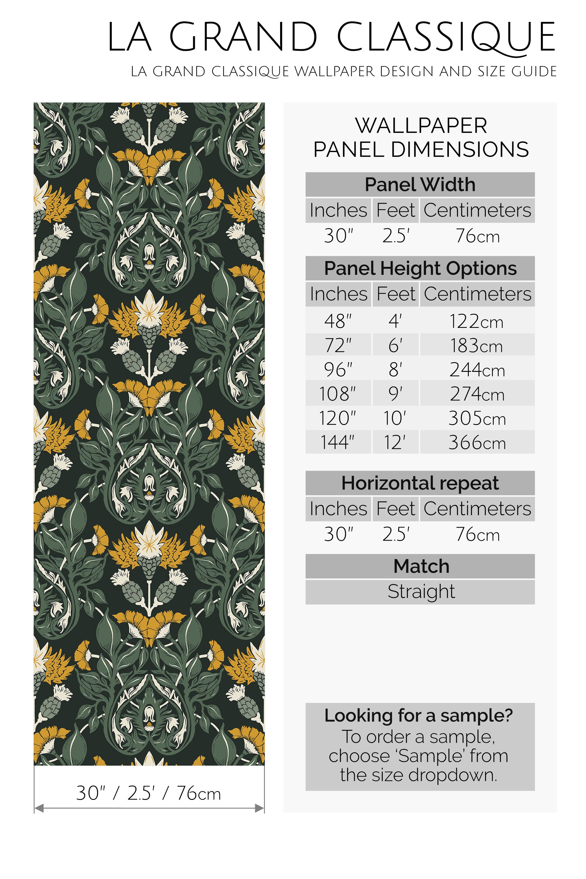 dark verdant majesty by sara t peel and stick wallpaper specifiation