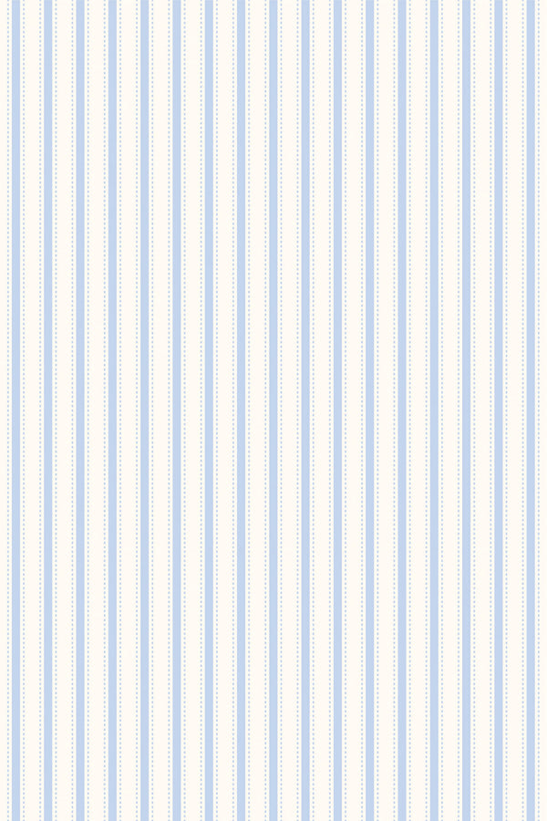 light blue french stripes wallpaper pattern repeat