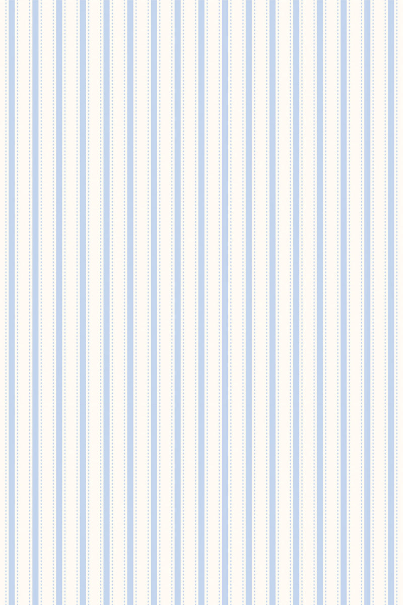 light blue french stripes wallpaper pattern repeat