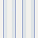 Classic Blue French Stripes Wallpaper