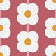 Pink Retro Flower Wallpaper