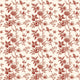 Burgundy Floral Toile Wallpaper