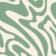 funky Green an Beige Wallpaper