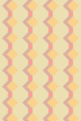 Yellow Sunny Retro Geometric