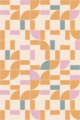 Pink Mid Century Tiles