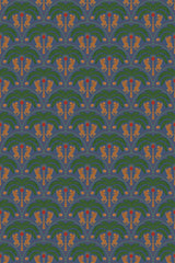 Dark Tropical Art Deco