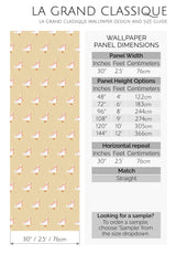 vintage geese peel and stick wallpaper specifiation