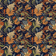 Brown Vintage Florals Wallpaper